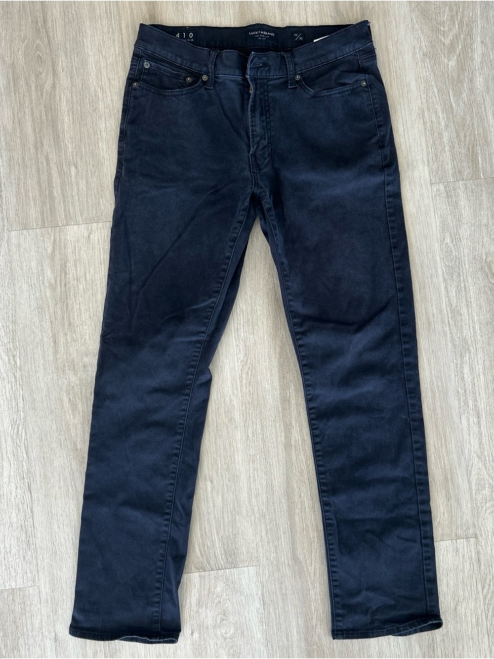 Lucky Brand 410 Athletic Slim Jeans Mens 32x32 Blue Stretch Denim
